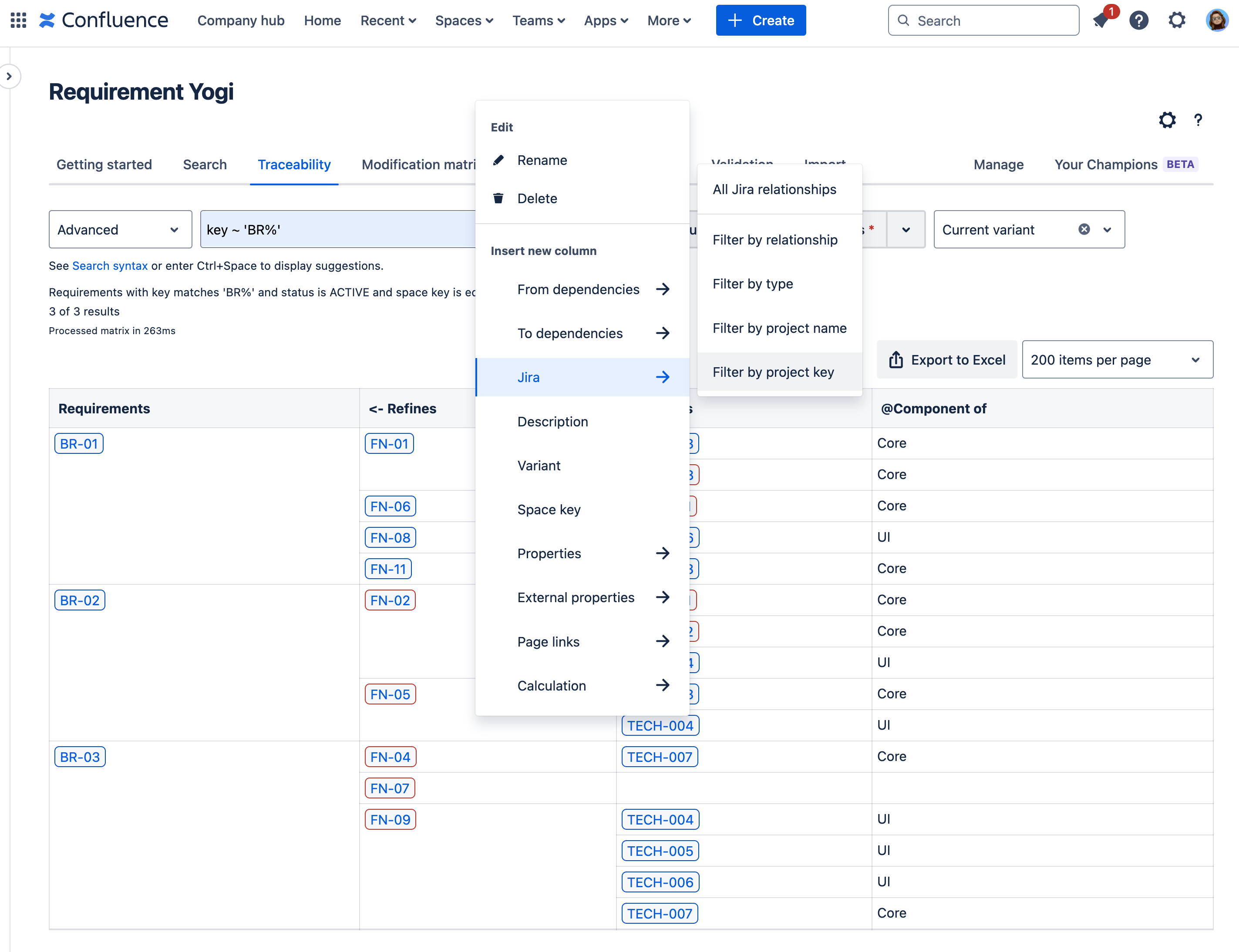 Requirement Yogi Traceability - Filter Jira issues.png
