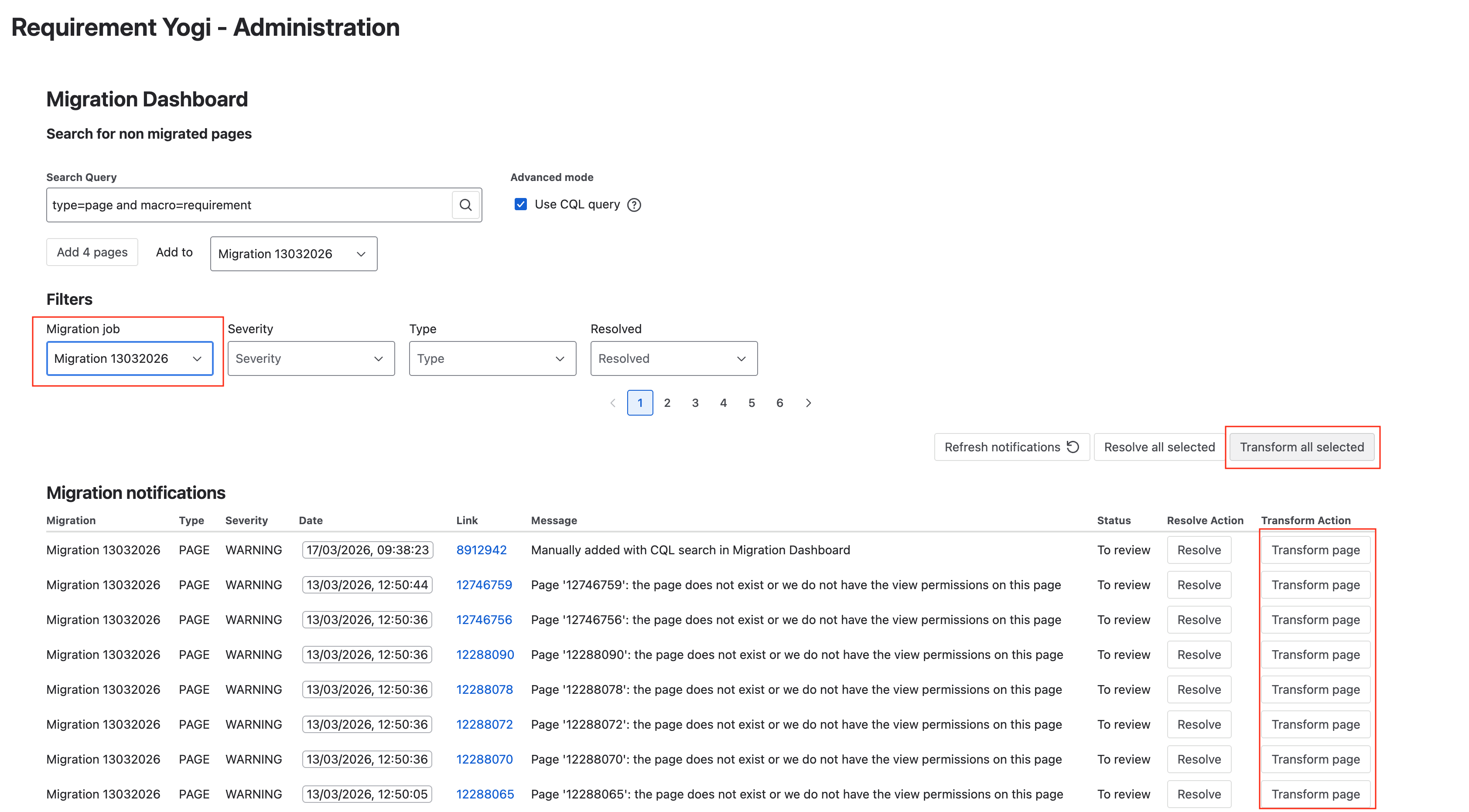 Transform All - Migration dashboard.png