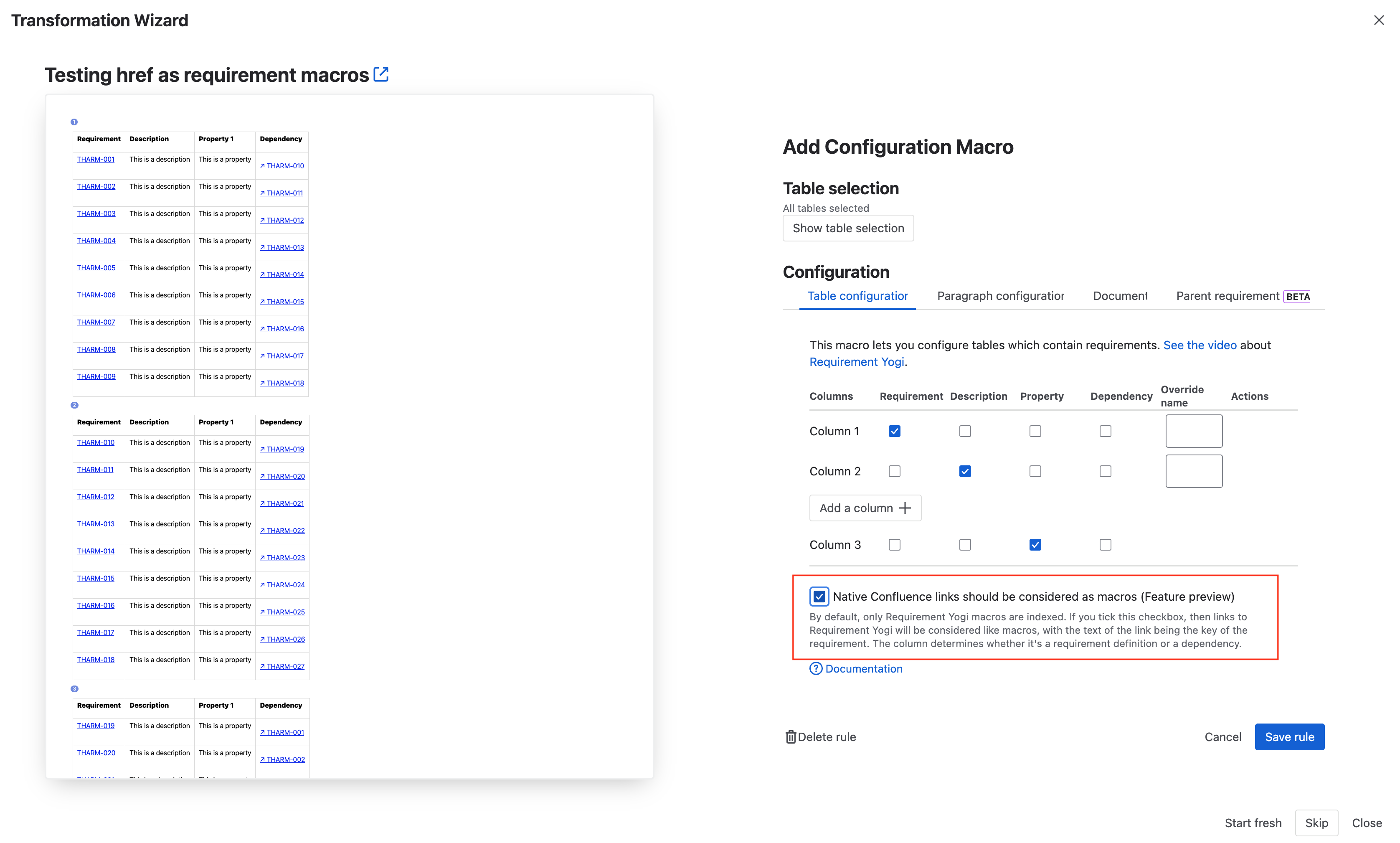 2. Transformation to Hyperlink - Configuration.png